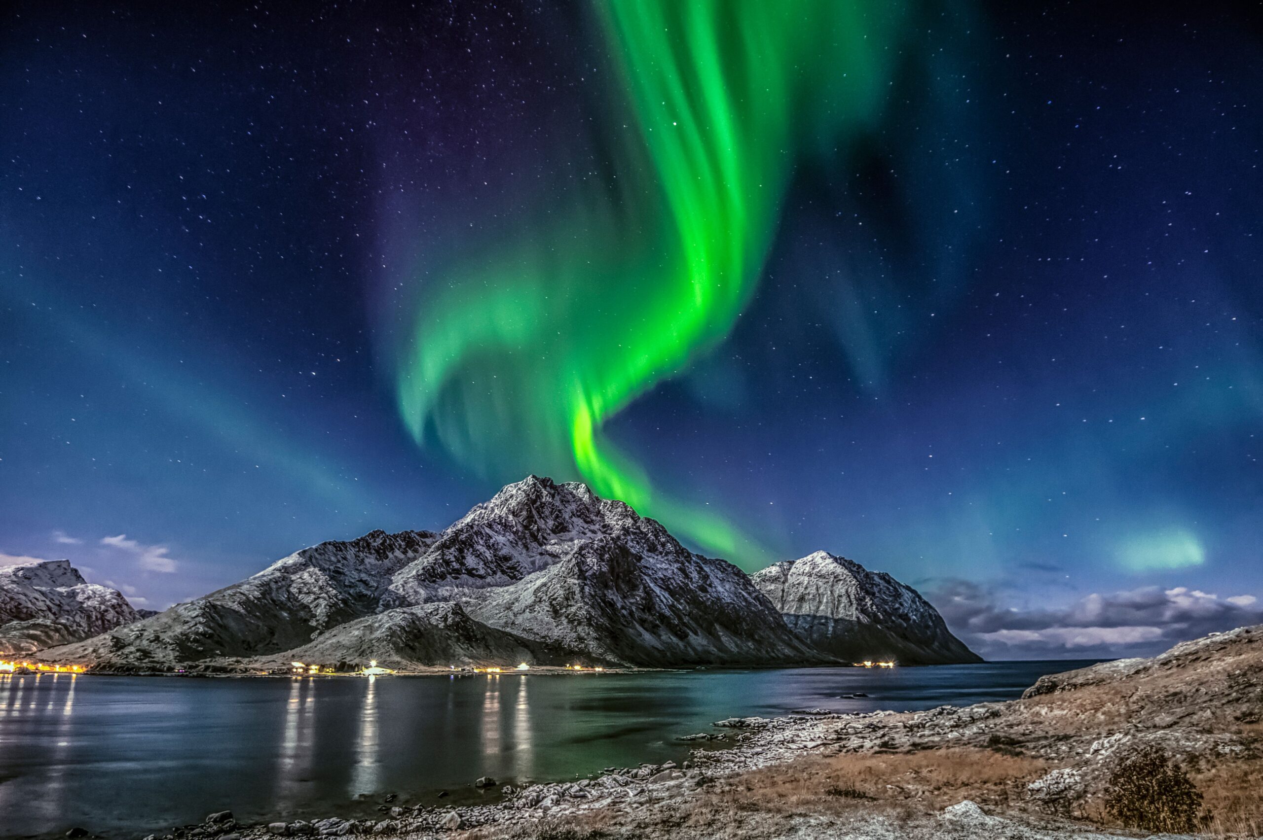 Paisaje de las islas Lofoten, Noruega